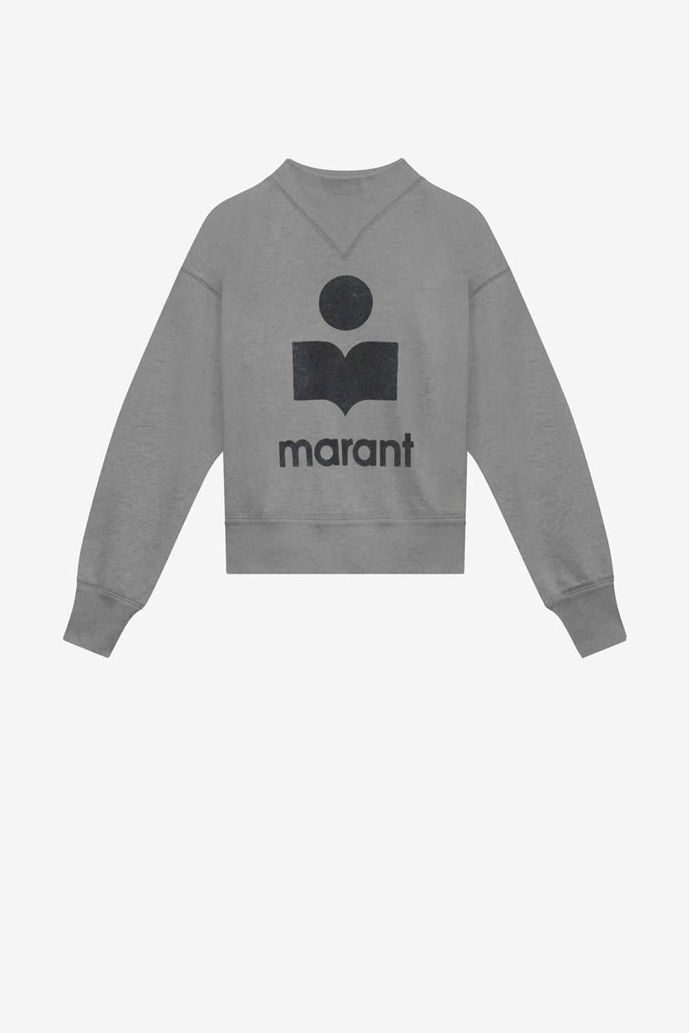 Sweatshirt moby aus baumwolle mit logo - Slate - Woman - 1