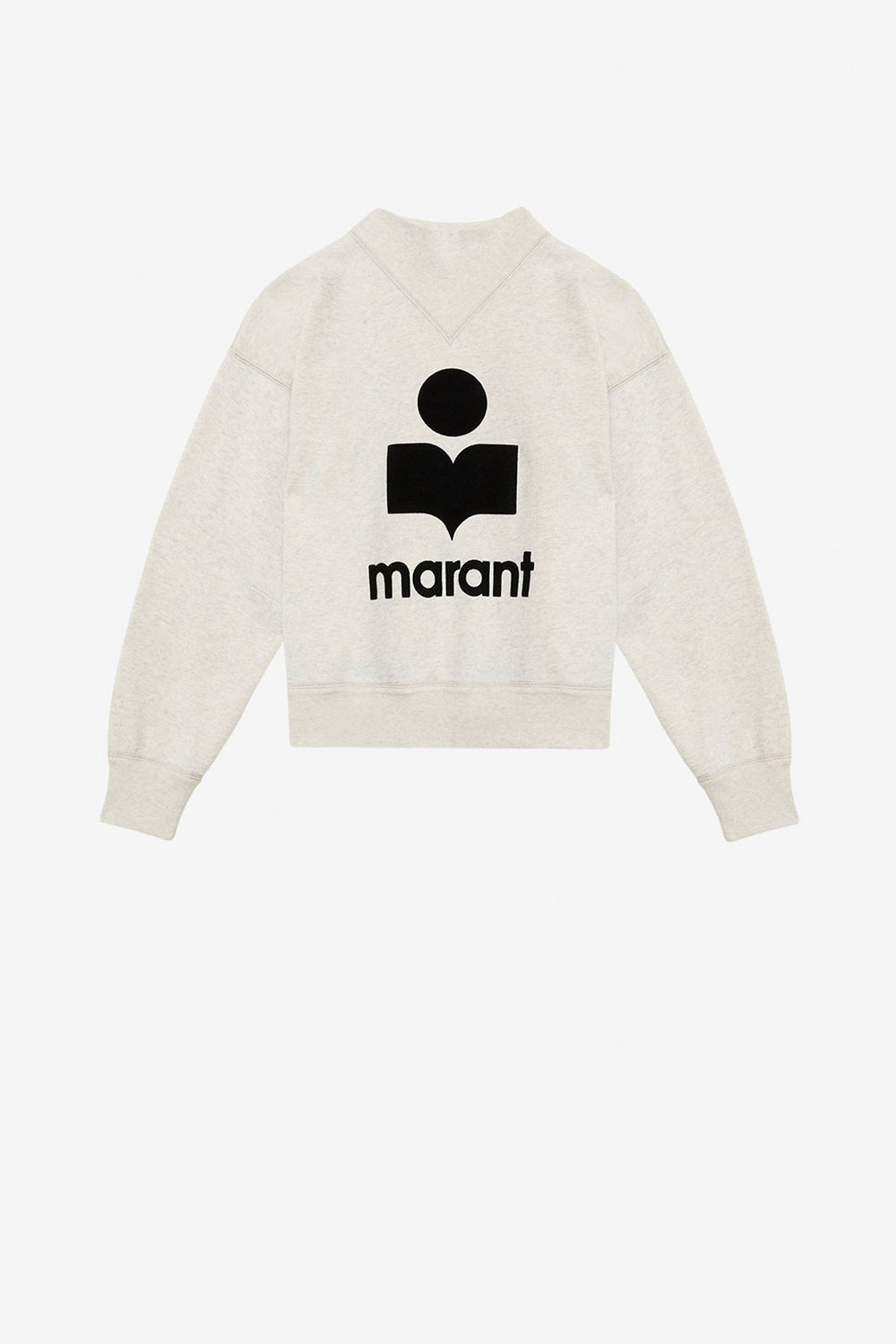 Sweatshirt moby aus baumwolle mit logo - Naturfarben - Woman - 1