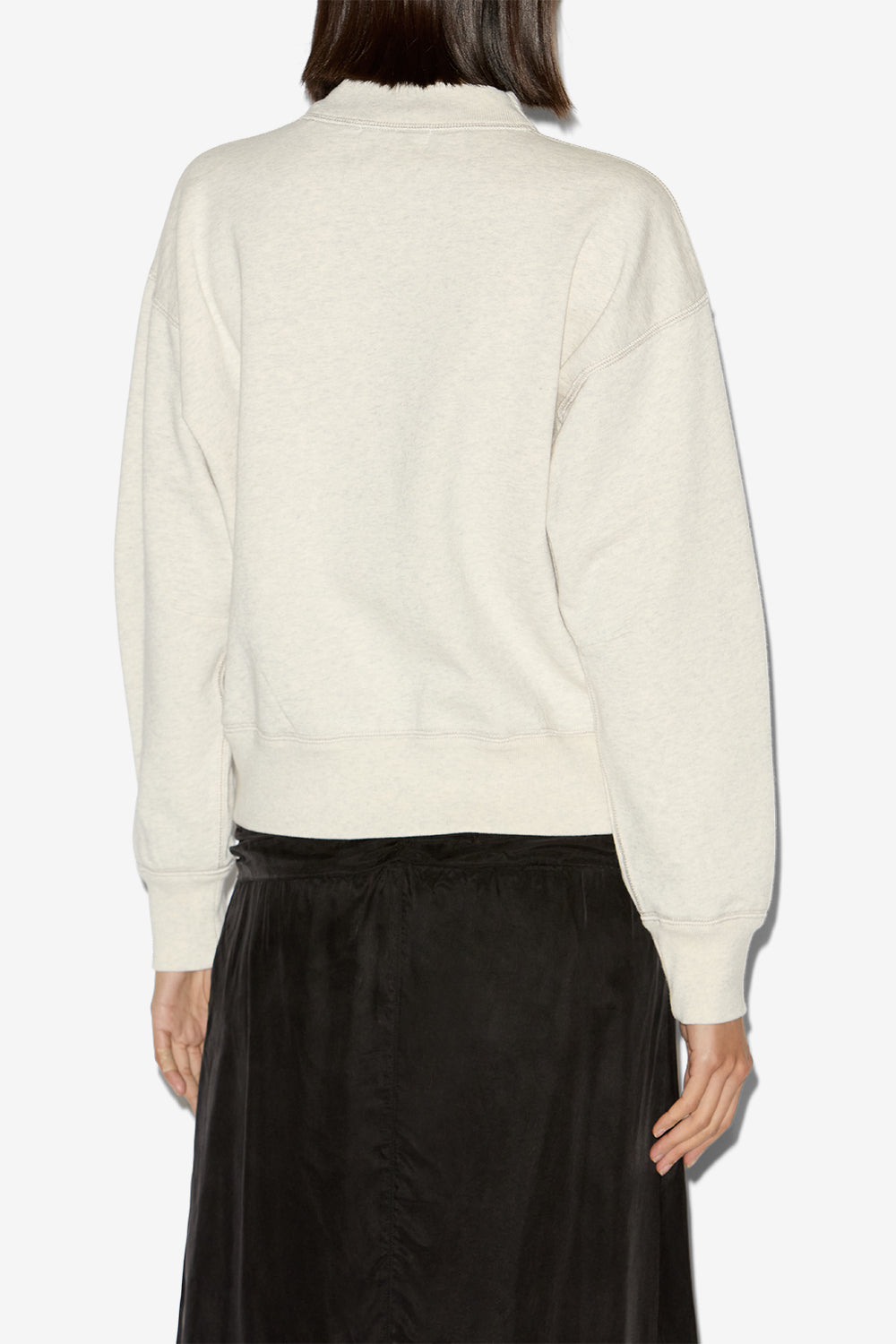 Sweatshirt moby aus baumwolle mit logo - Naturfarben - Woman - 5