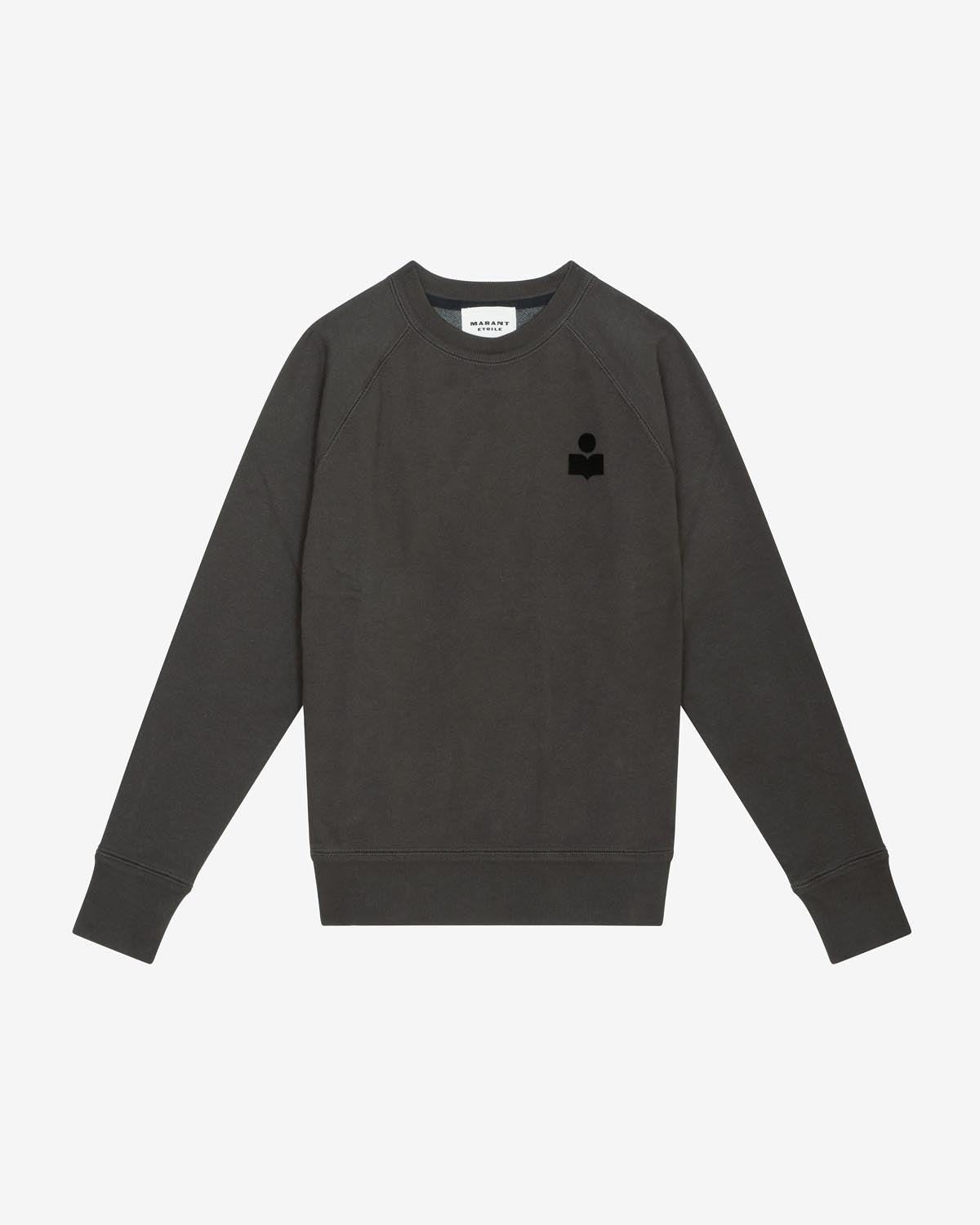 Milla cotton logo sweatshirt - Black - Woman - 5