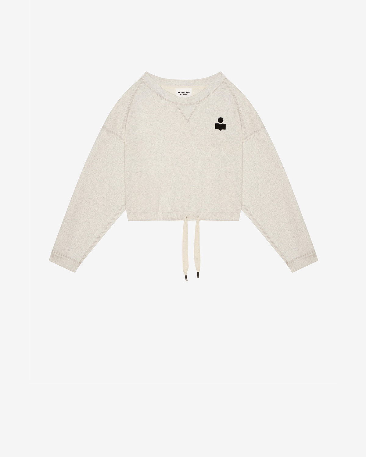 Sweatshirt margo mit logo Woman Naturfarben 7