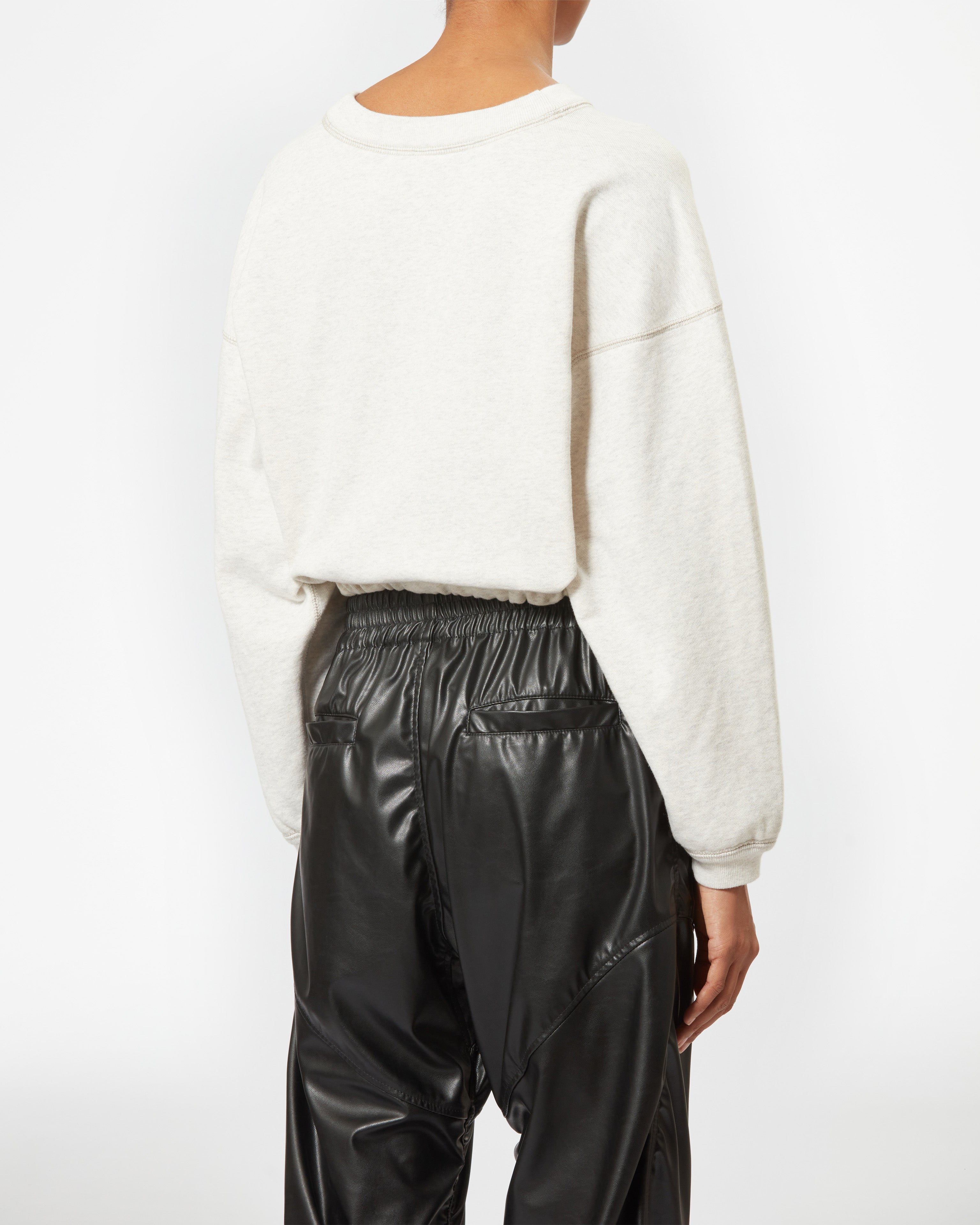 Sweatshirt margo mit logo Woman Naturfarben 7
