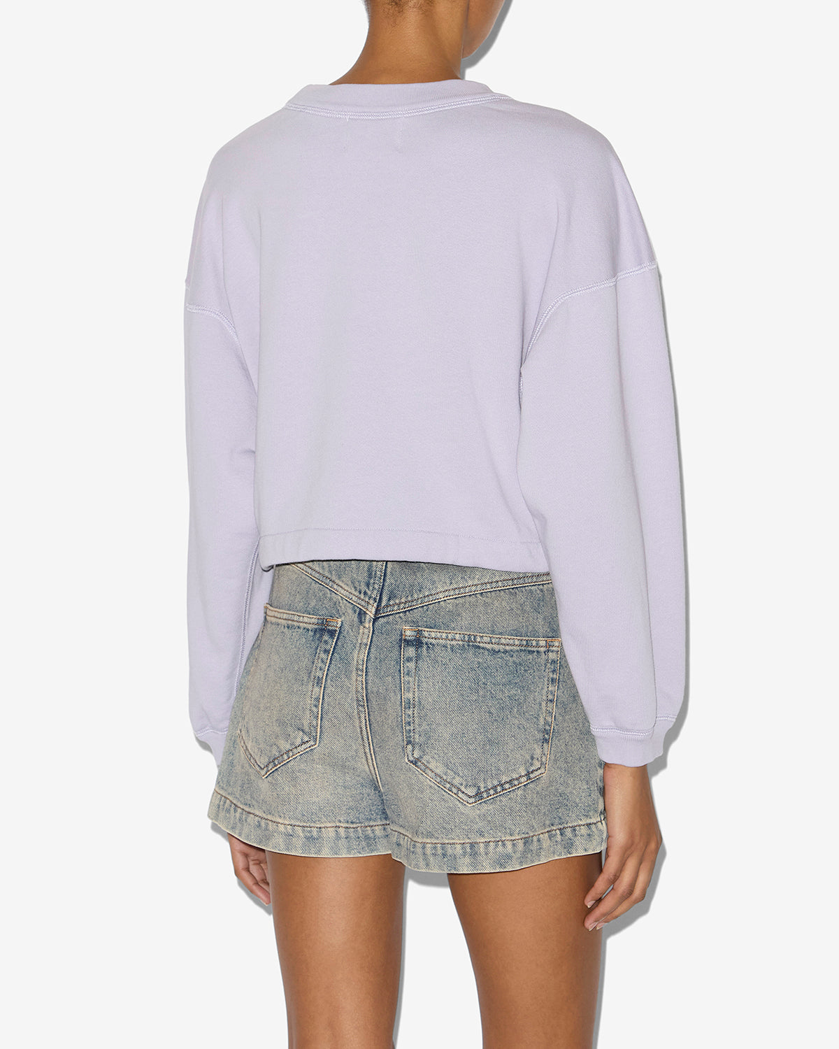 Margo sweatshirt Woman Lilac/dark navy 3