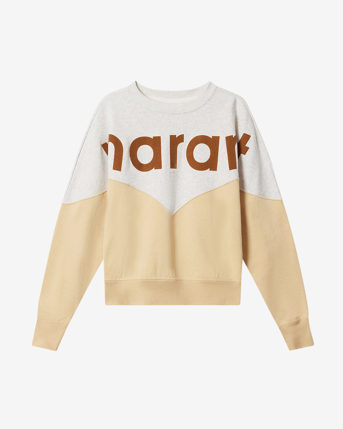 Sweatshirt en coton à logo millyny - Ocre clair - Woman - 5