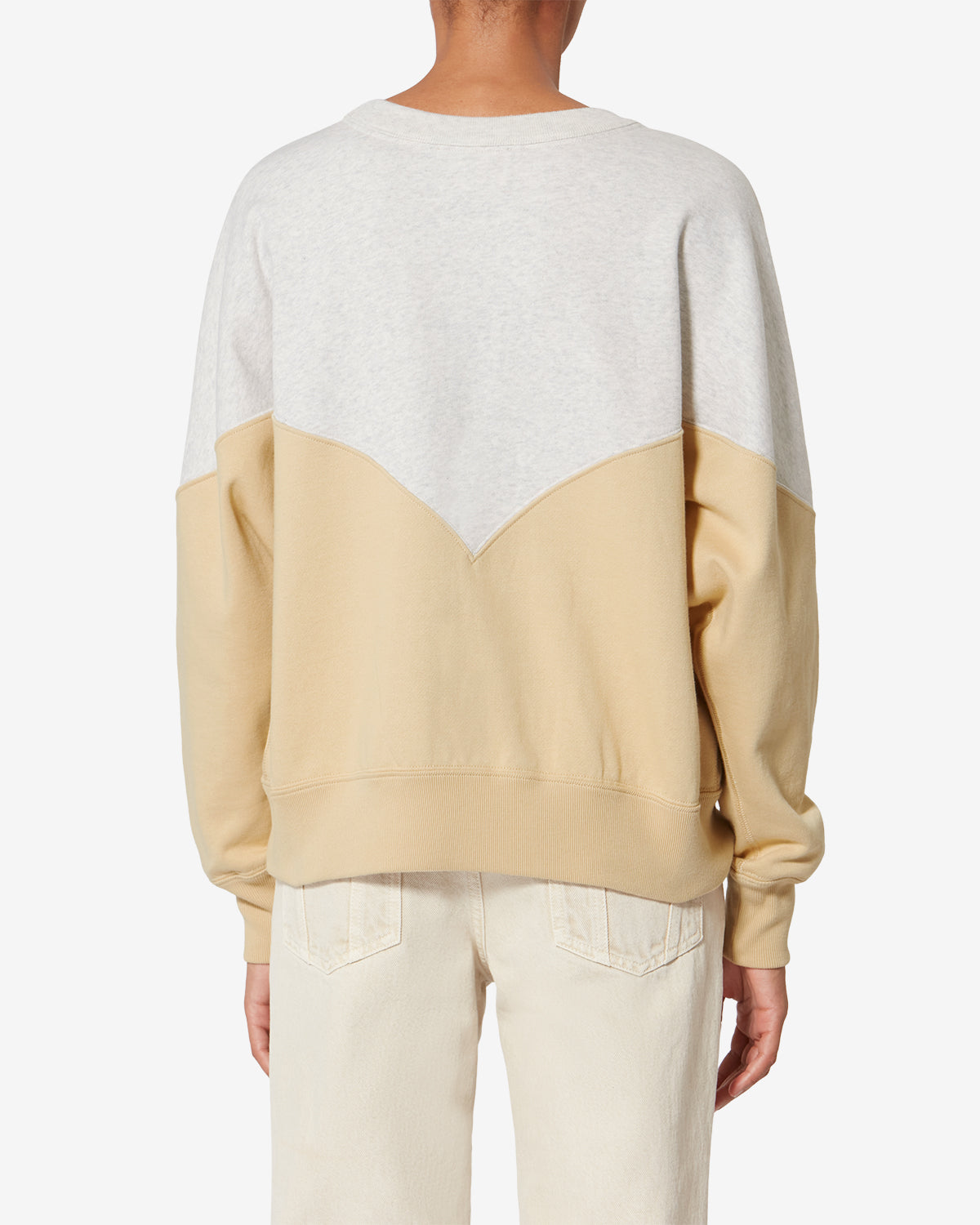 Sweatshirt en coton à logo millyny - Ocre clair - Woman - 4