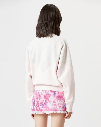 Sweatshirt bicolore "marant" houston - Rose clair - Woman - 4