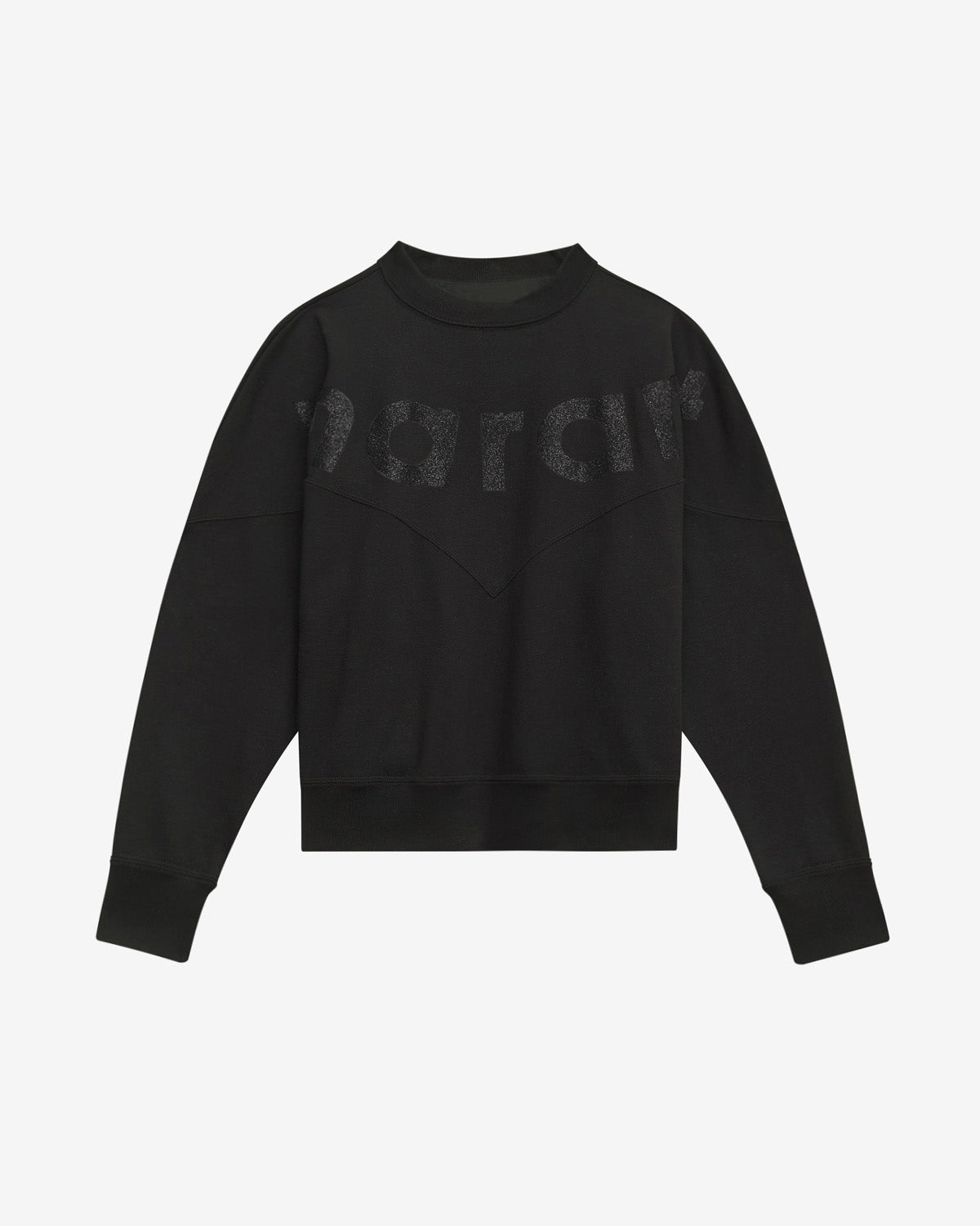 Houston cotton sweatshirt with logo - Black - Woman - 5