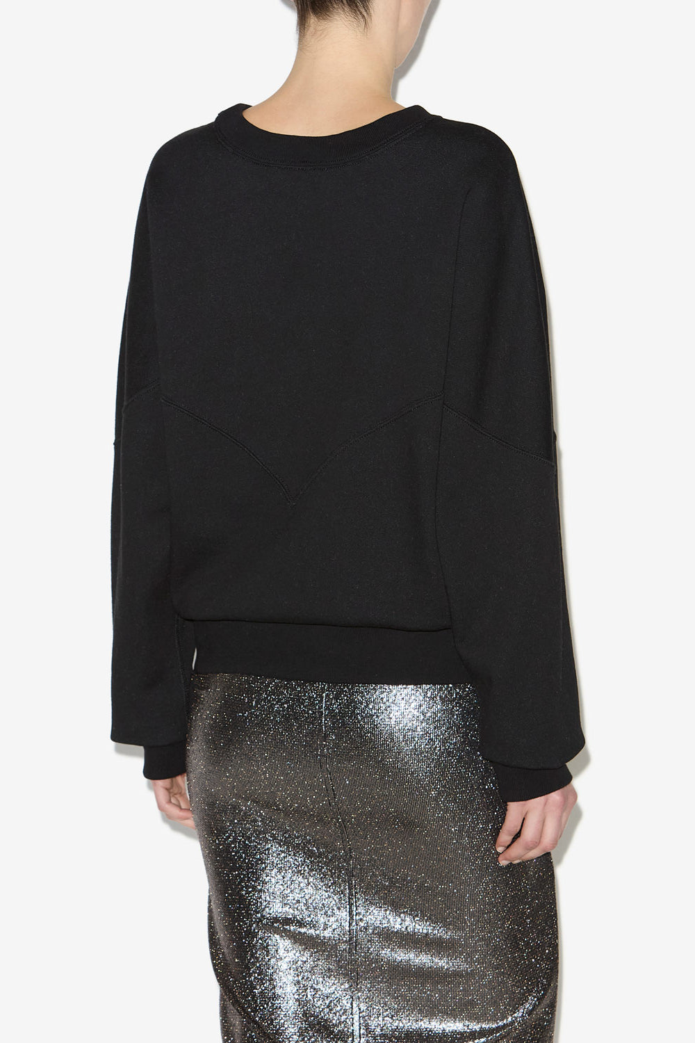 Sweatshirt houston en coton à logo - Noir - Woman - 5