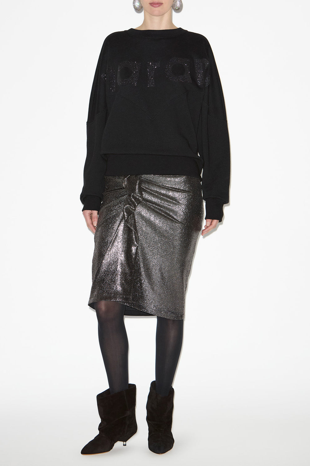 Sweatshirt houston en coton à logo - Noir - Woman - 2