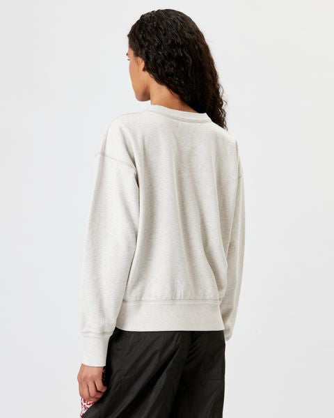 Sweatshirt à logo mobyli Woman Écru 3