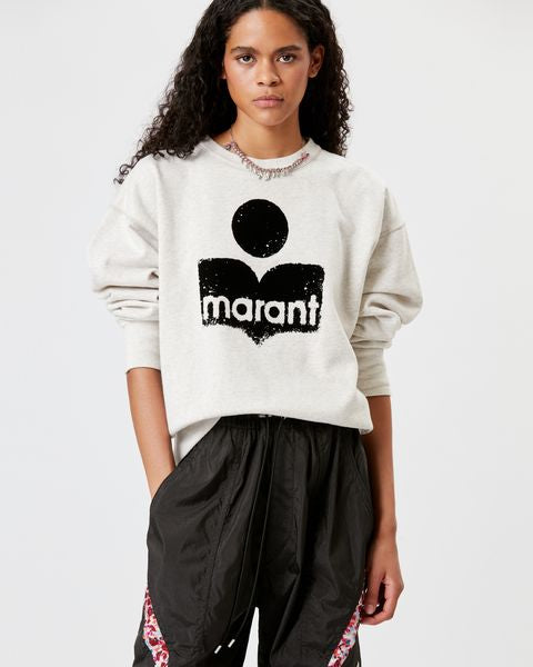 Sweatshirt à logo mobyli Woman Écru 5