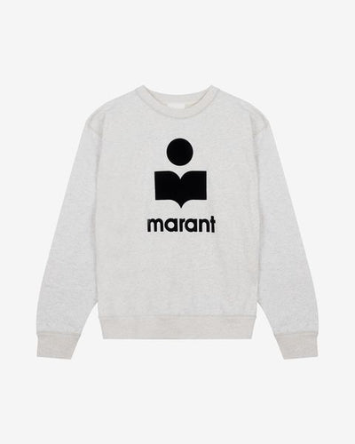 Mikoy jersey embroidered logo sweatshirt - Ecru - Man - 1
