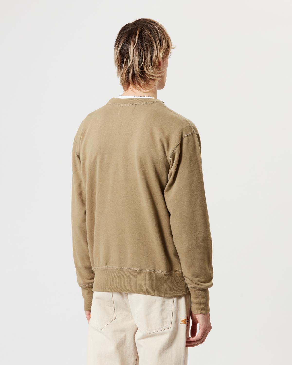 Sweatshirt mike - Kaki-écru - Man - 8