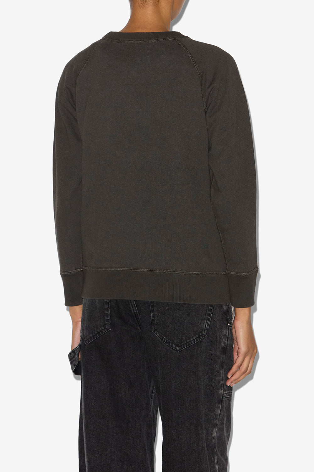 Sweatshirt millyny aus baumwolle mit logo - Schwarz gewaschen - Woman - 5