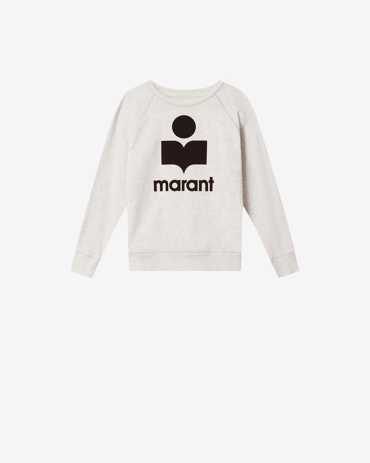 The Barnnet Logo Knit Top Ivory 韓国 MILLYNY SWEATSHIRT Woman ecru | ISABEL MARANT Official online store