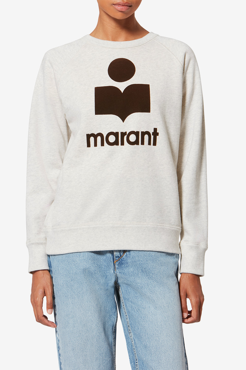 Millyny 로고 코튼 스웨트셔츠 - Ecru-brown - Woman - 4