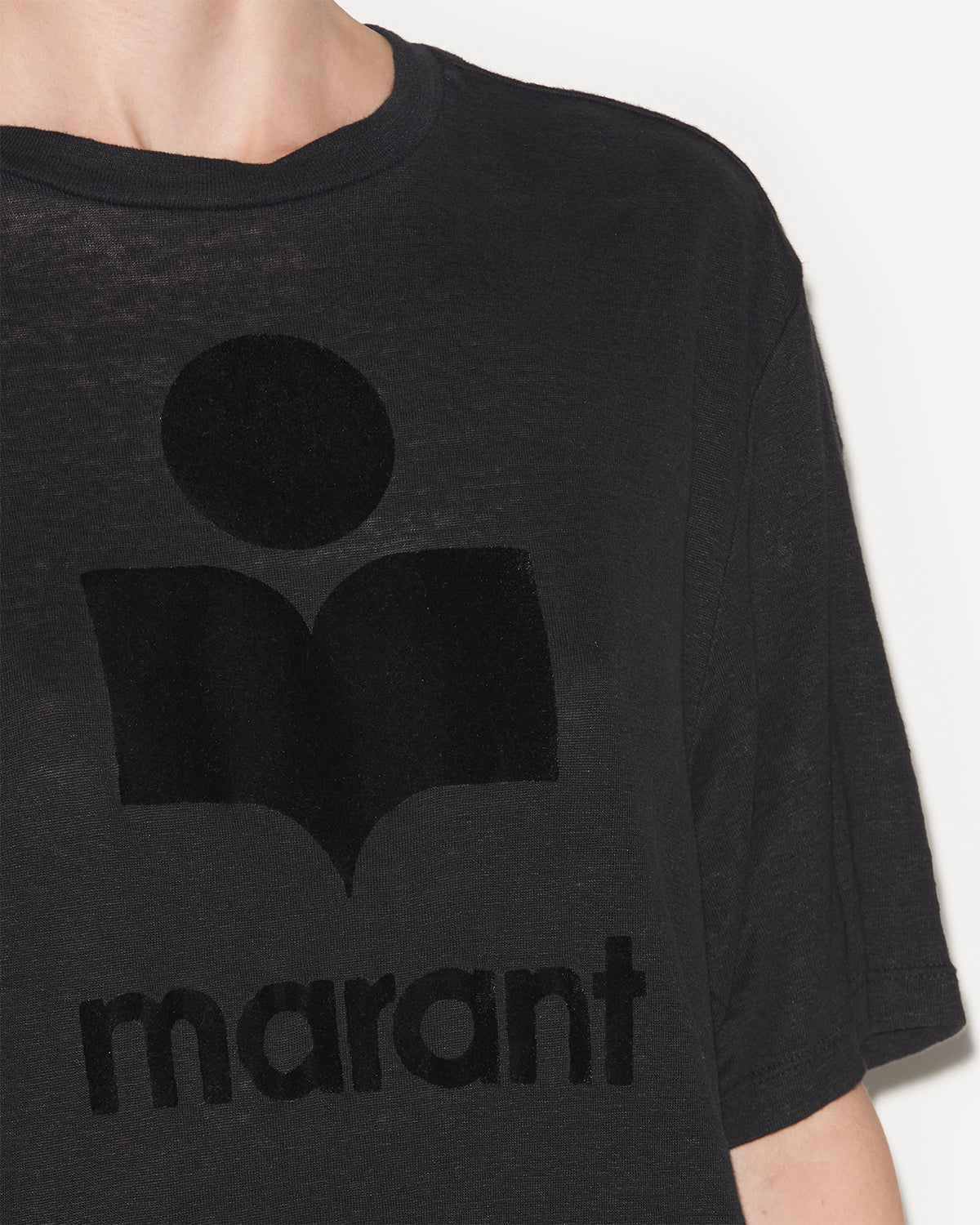 Zewel Tee-Shirt Woman black | ISABEL MARANT Official online store