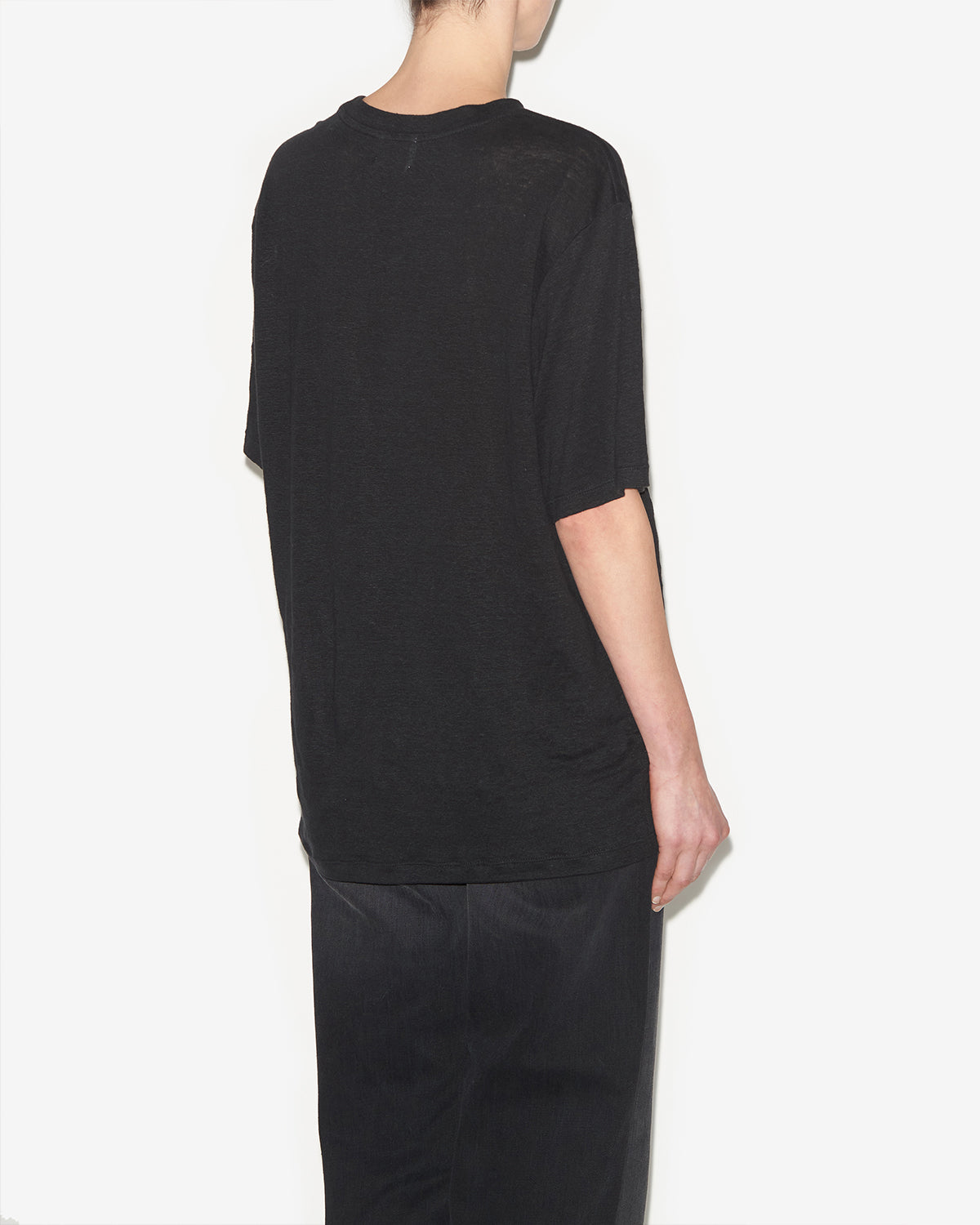Zewel Tee-Shirt Woman black | ISABEL MARANT Official online store