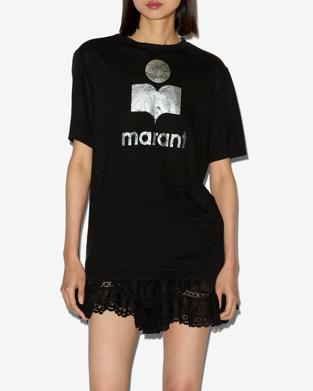 Zewel short-sleeve logo t-shirt - Black - Woman - 6