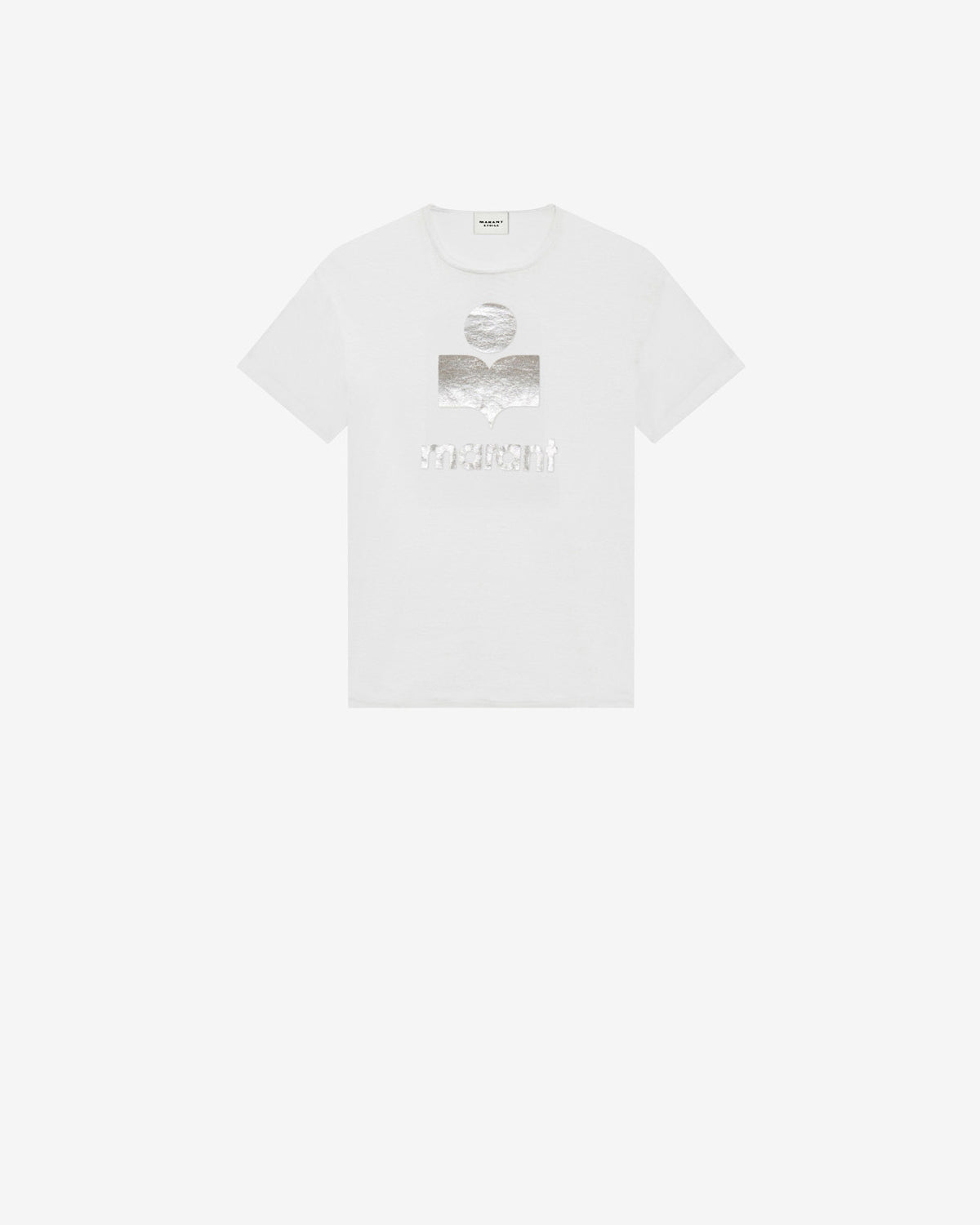 Camiseta con logotipo zewel en lino - Blanco - Woman - 5