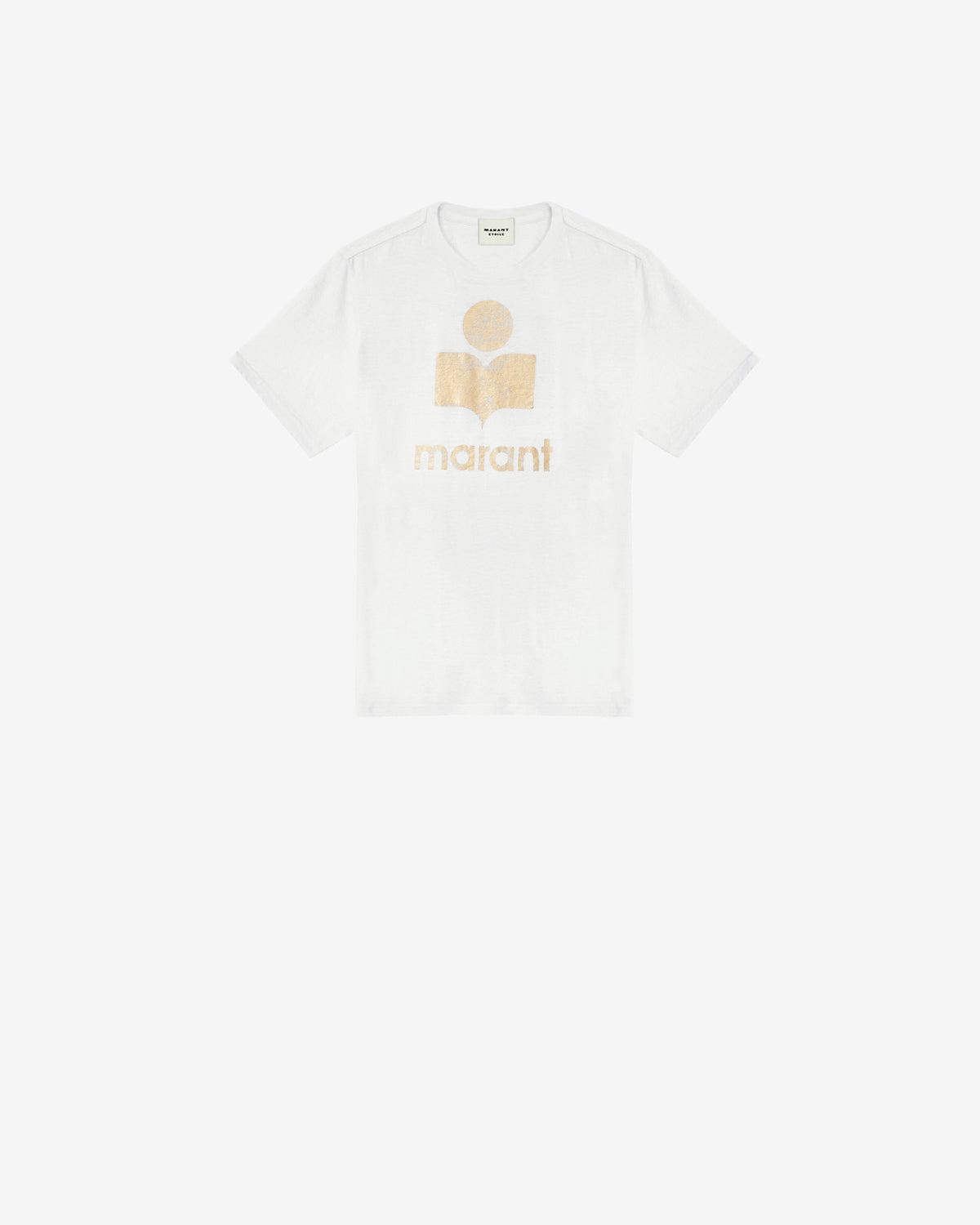 즈웰 리넨 로고 티셔츠 - White-light gold - Woman - 5