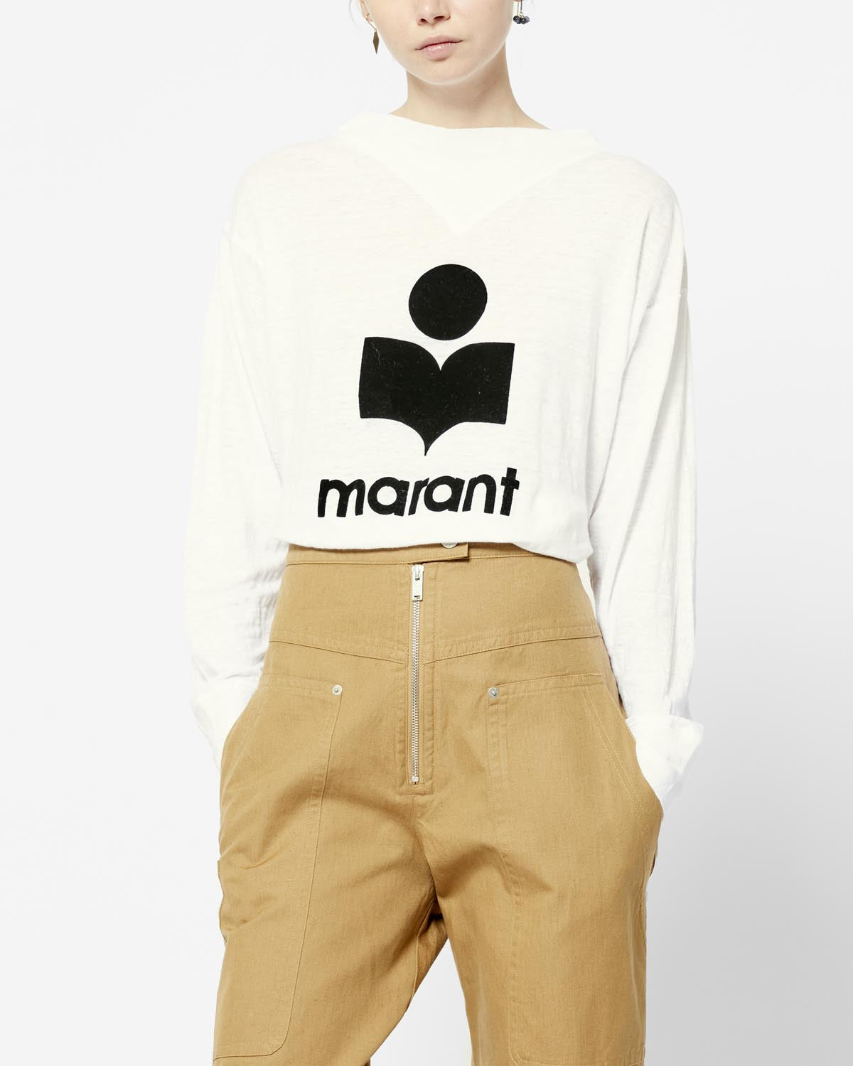 Kilsen 로고 긴소매 티셔츠 - 하얀색 - Woman - 3