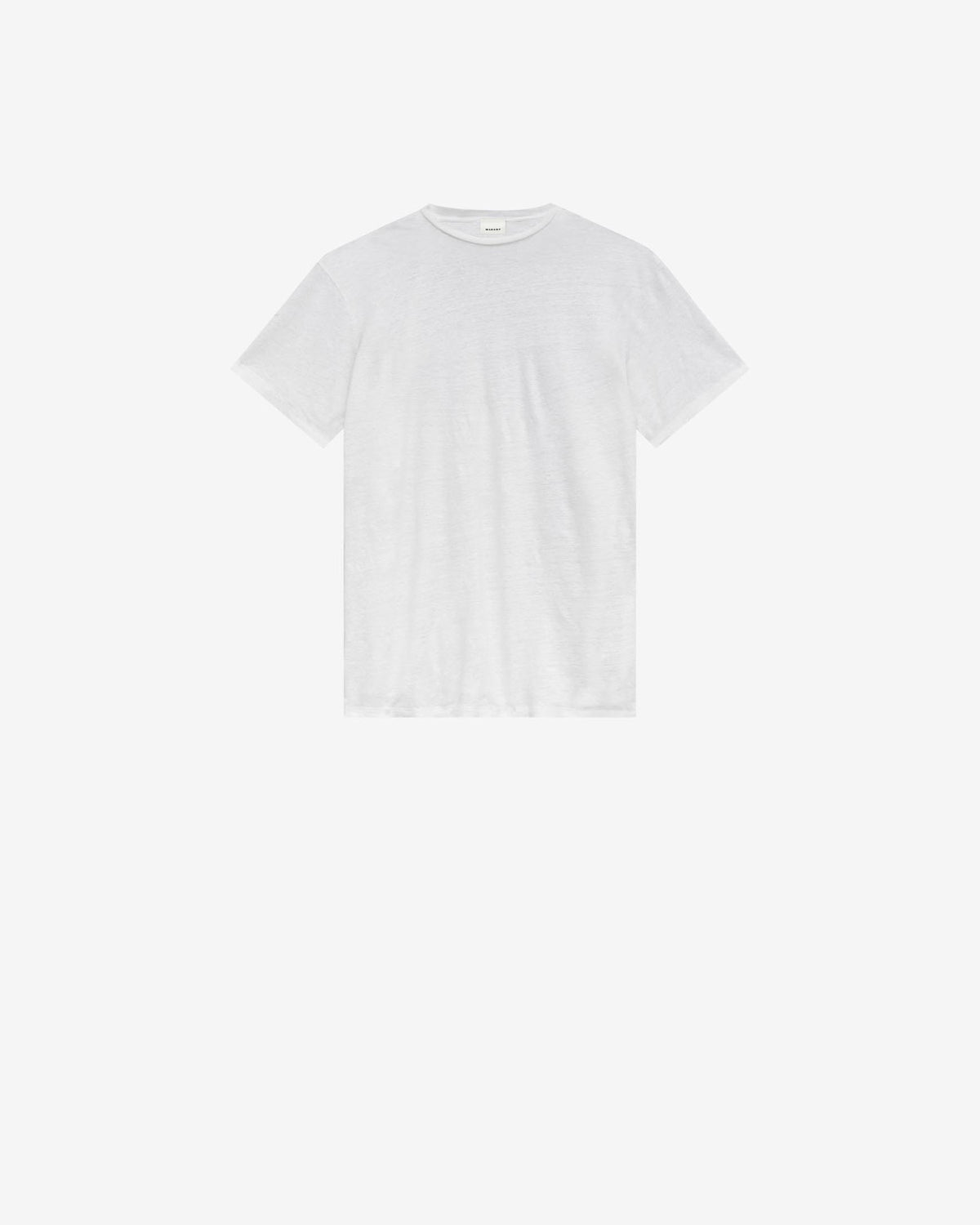 Koldi linen logo t-shirt - White-light gold - Woman - 2