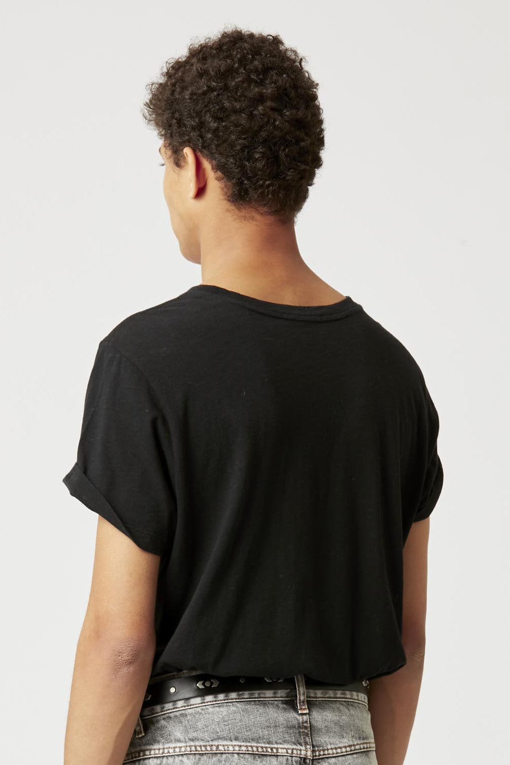 Zafferh 코튼 로고 티셔츠 - 검은색 - Man - 5