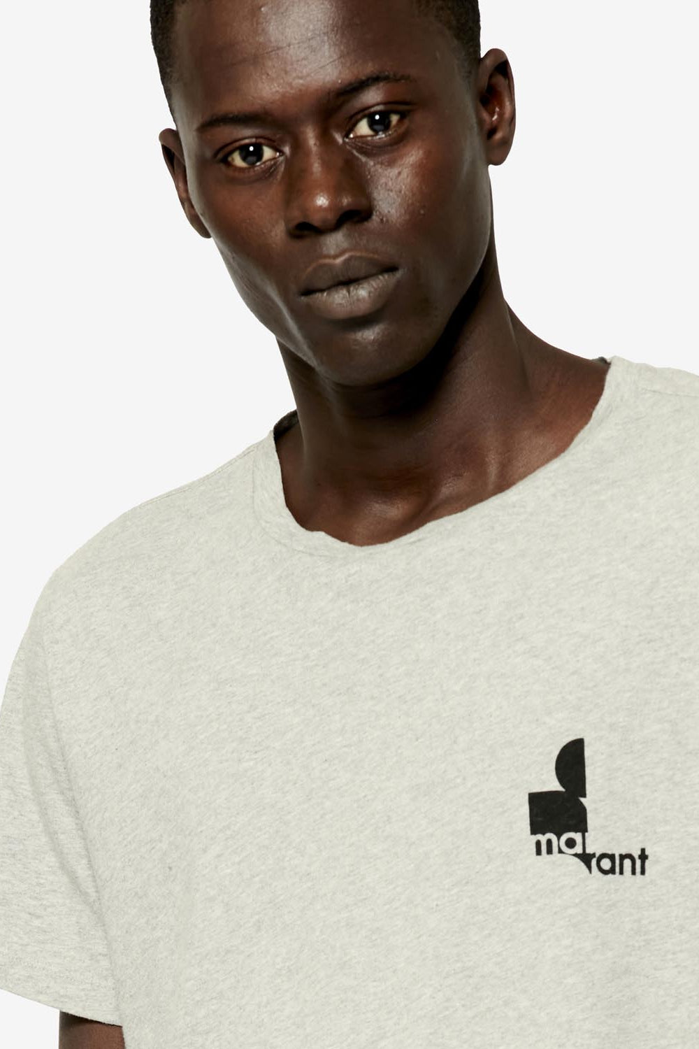 Zafferh 코튼 로고 티셔츠 - Light gray - Man - 3