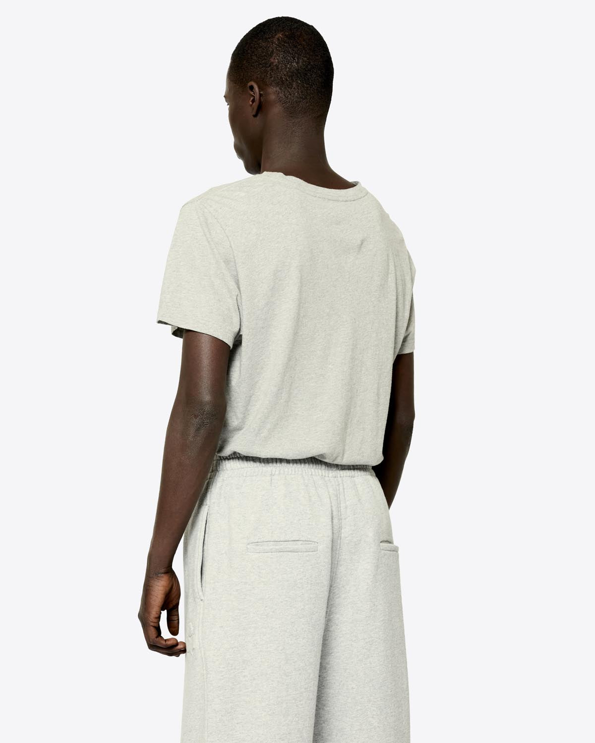 Zafferh 코튼 로고 티셔츠 - Light gray - Man - 4