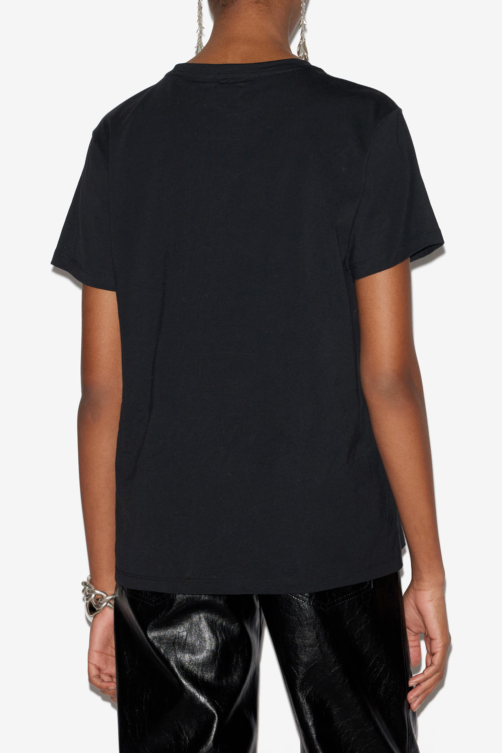 Aby 無地 コットン ロゴ入りtシャツ - 黒 - Woman - 5