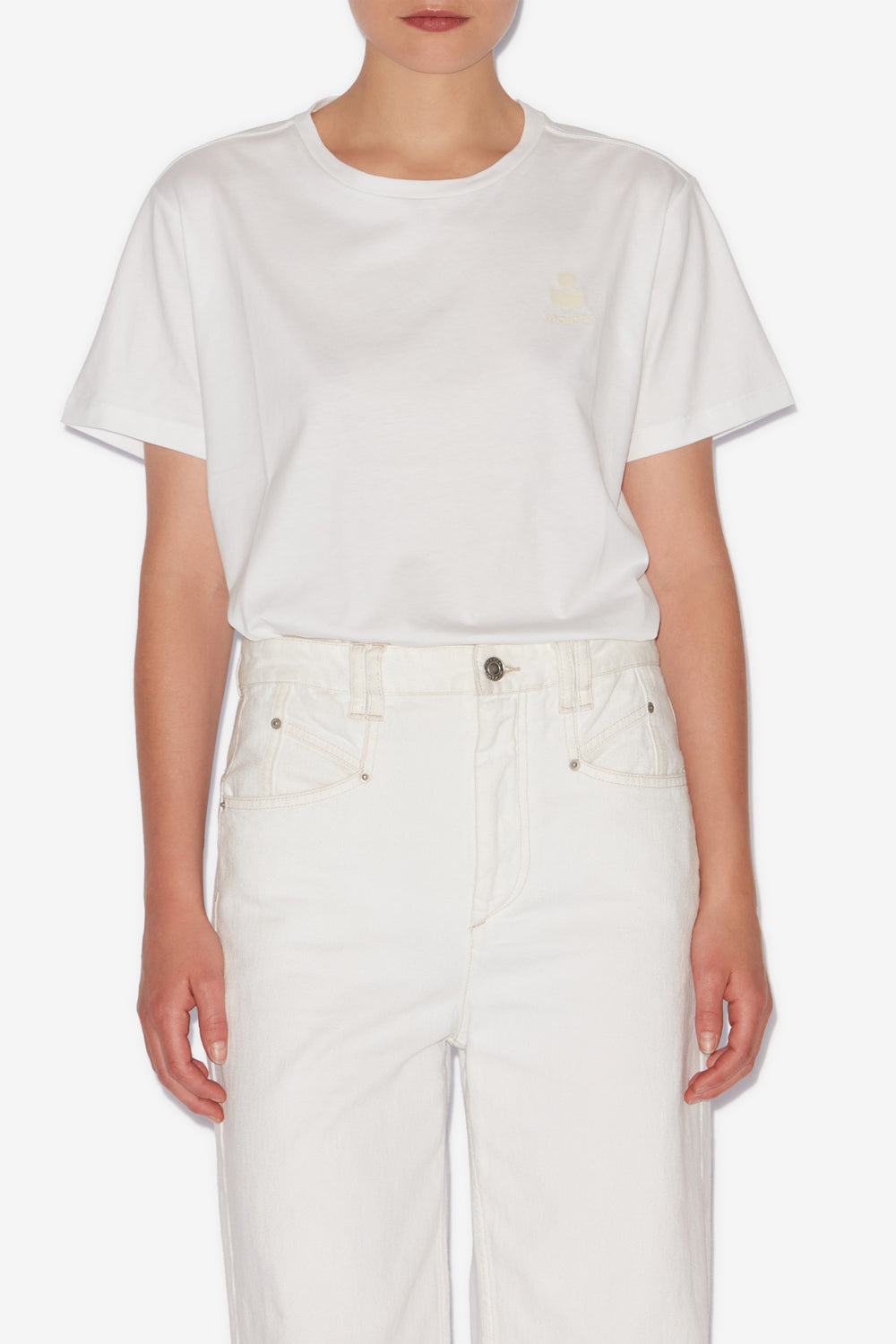 Aby 無地 コットン ロゴ入りtシャツ - 白 - Woman - 4