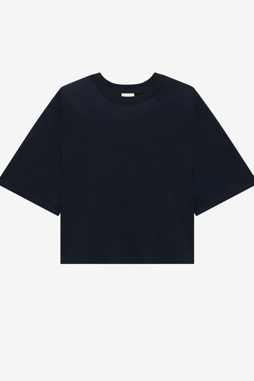 Camiseta con hombreras de algodón ben - Negro - Woman - 2