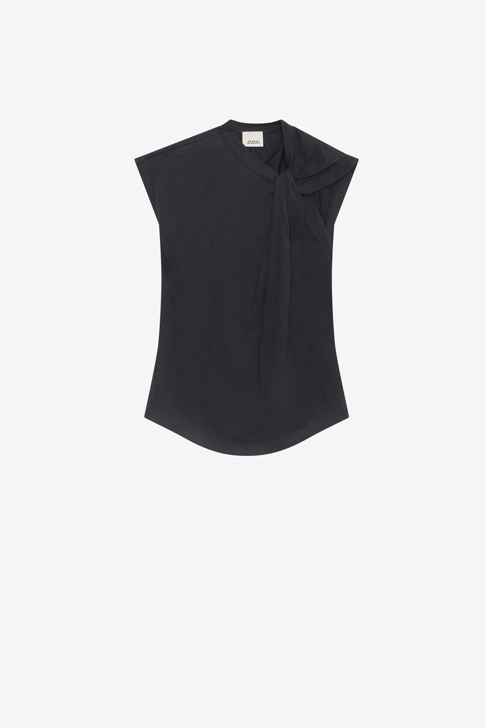 Nayda asymmetrical short-sleeve t-shirt - Black - Woman - 2