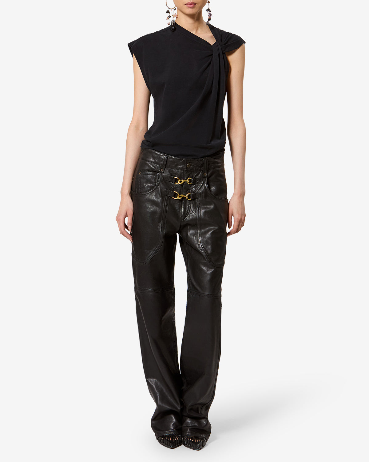 Nayda Tee-Shirt Woman black | ISABEL MARANT Official online store