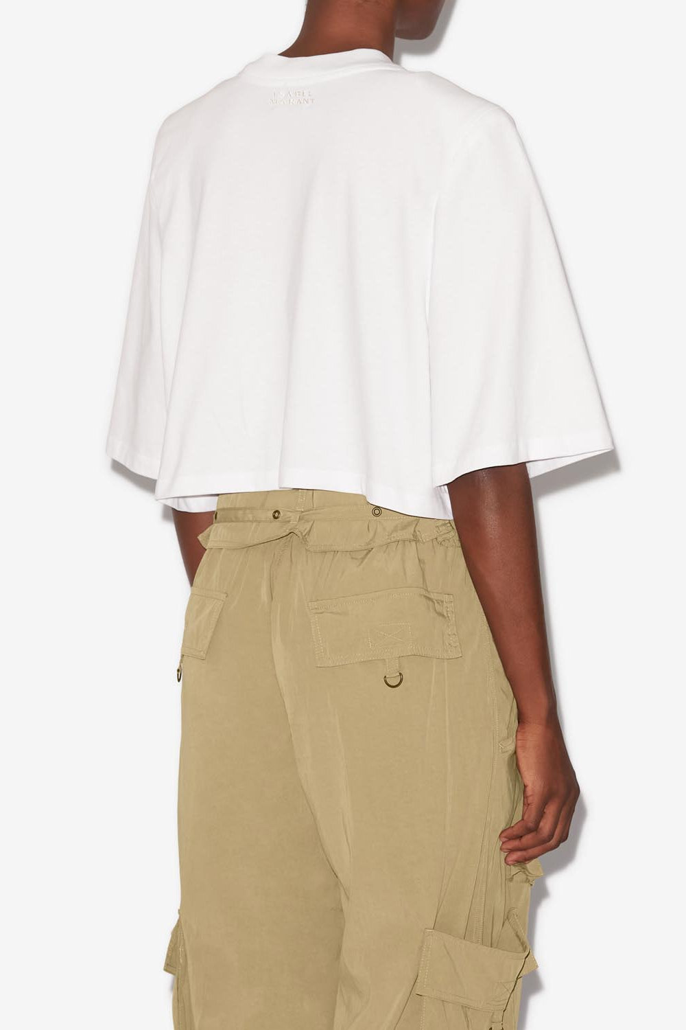 Kurzes t-shirt zaely aus baumwolle - Weiß - Woman - 9