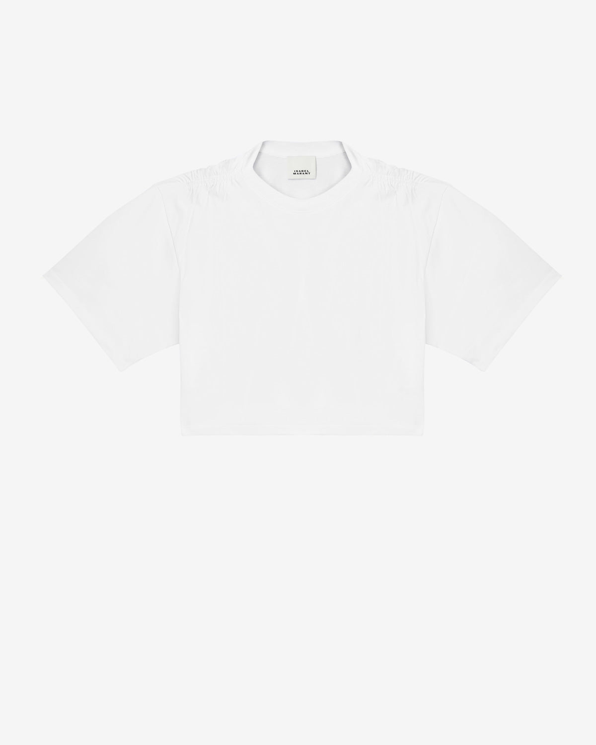 Laurea short plain-colored cotton t-shirt - White - Woman - 5