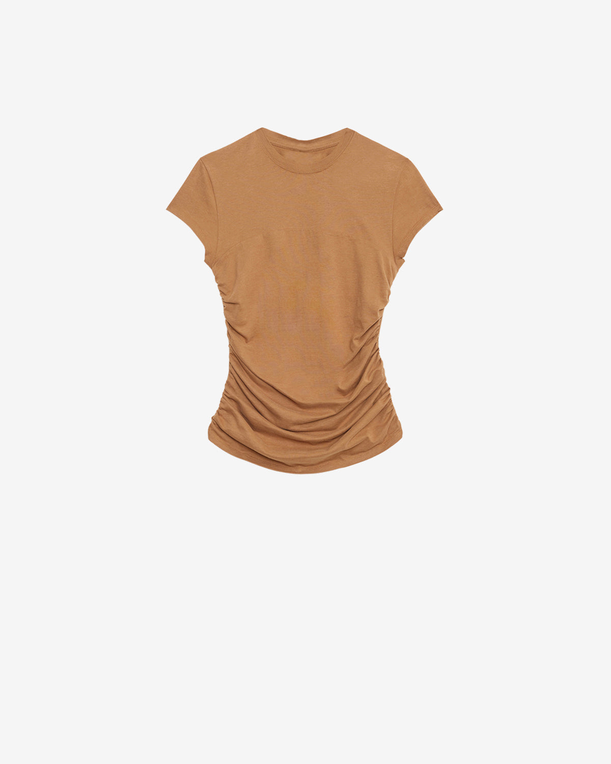 Camiseta maelie fruncida - Caramel - Woman - 5
