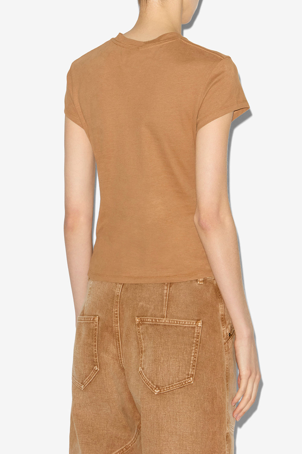 Camiseta maelie fruncida - Caramel - Woman - 5