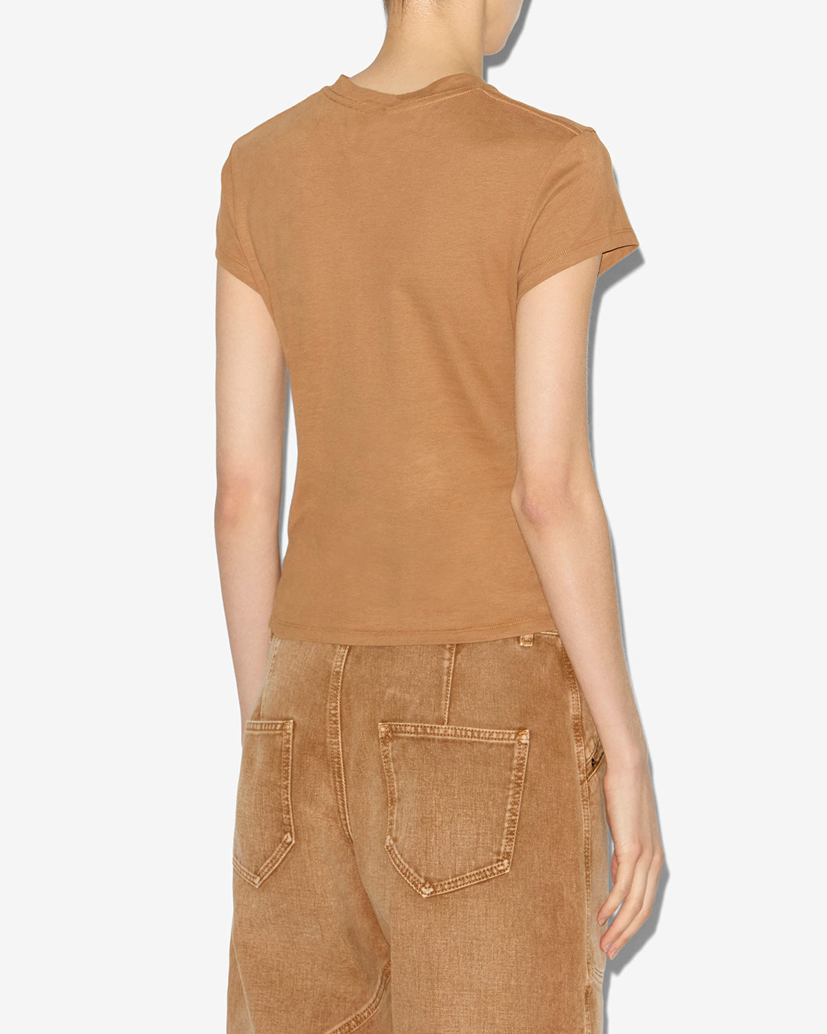 T-shirt maelie Woman Caramel 4