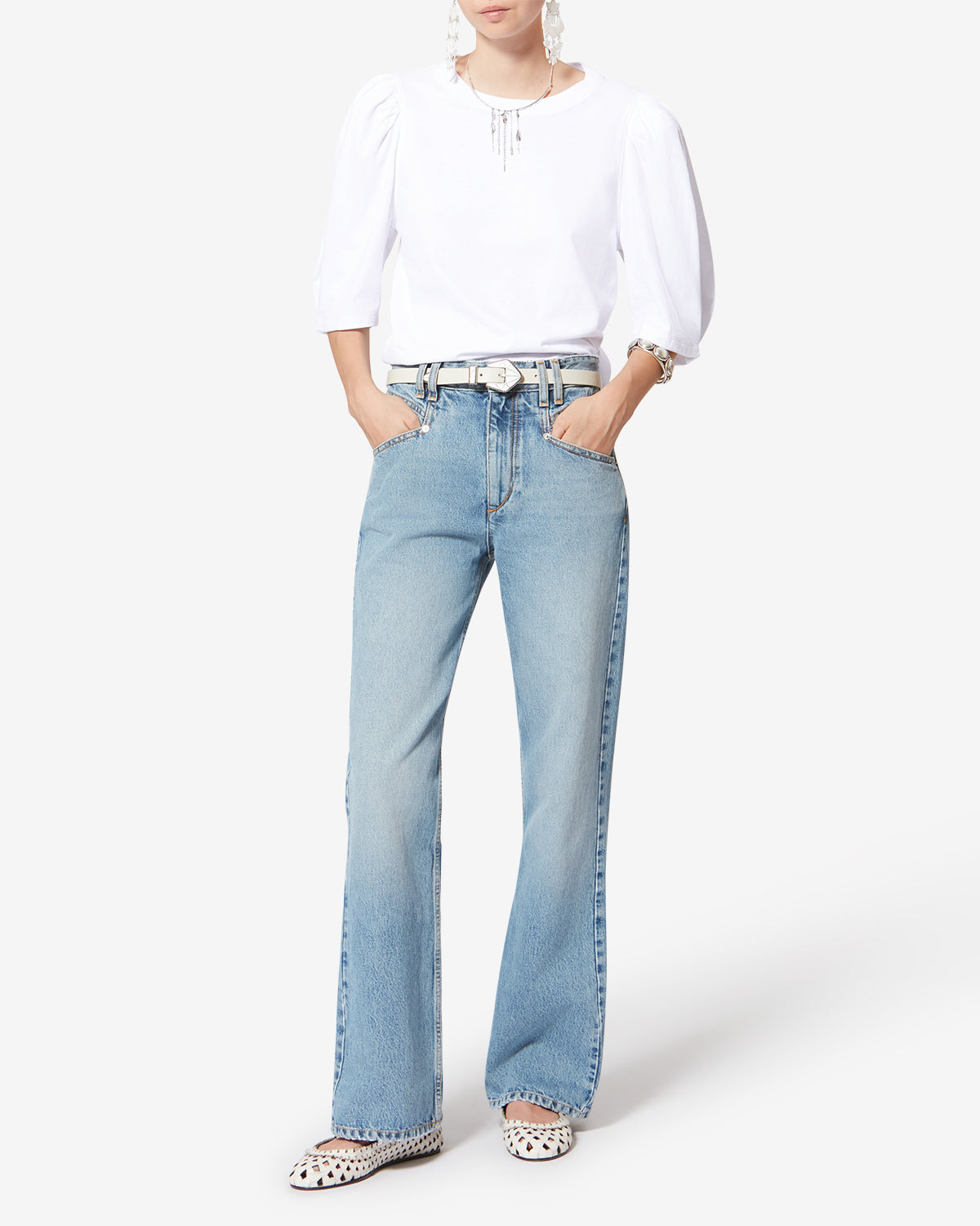 Maeliss オーガニックコットン tシャツ - 白 - Woman - 1