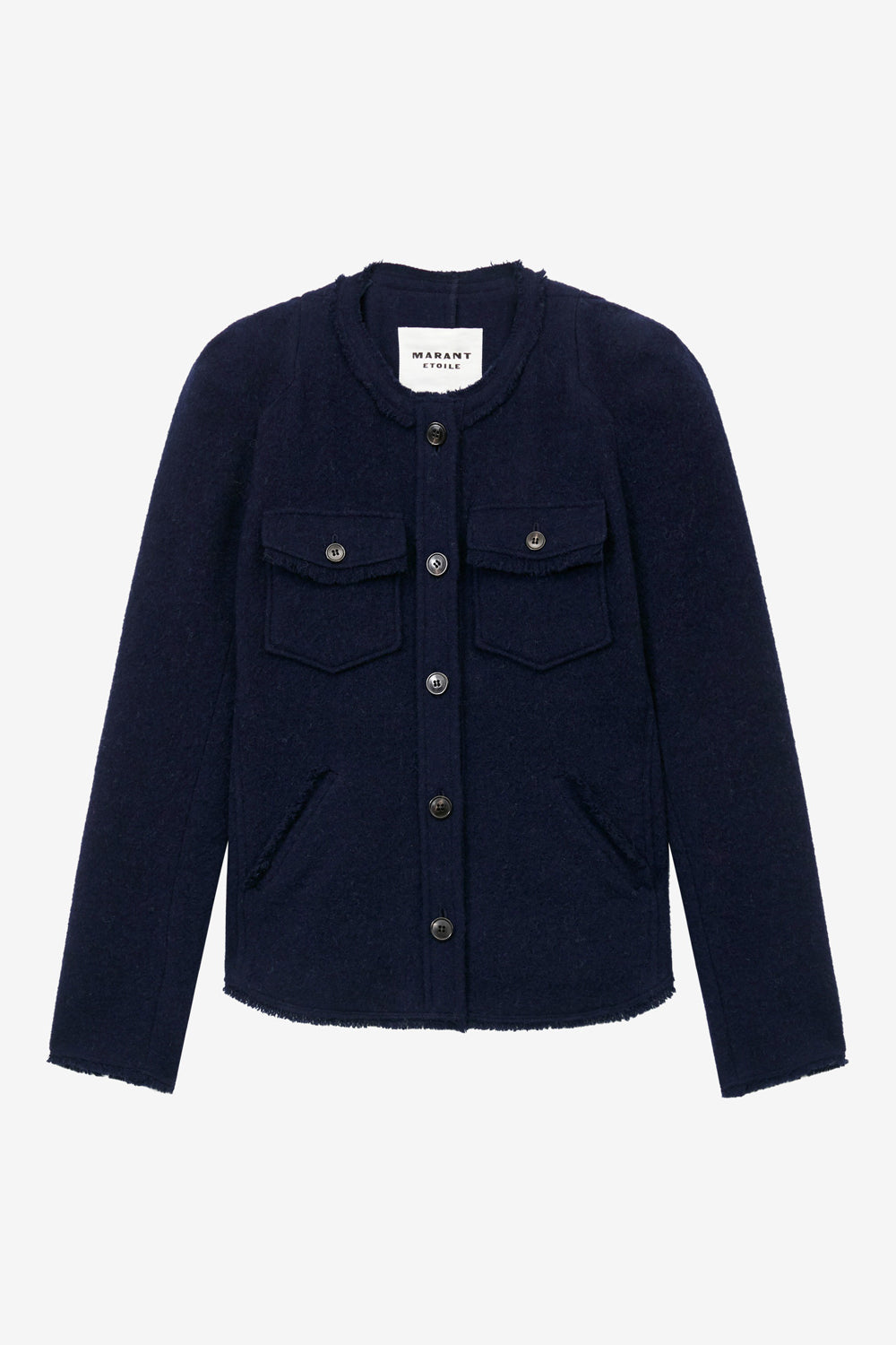 Nelly wool blend jacket - Midnight - Woman - 1