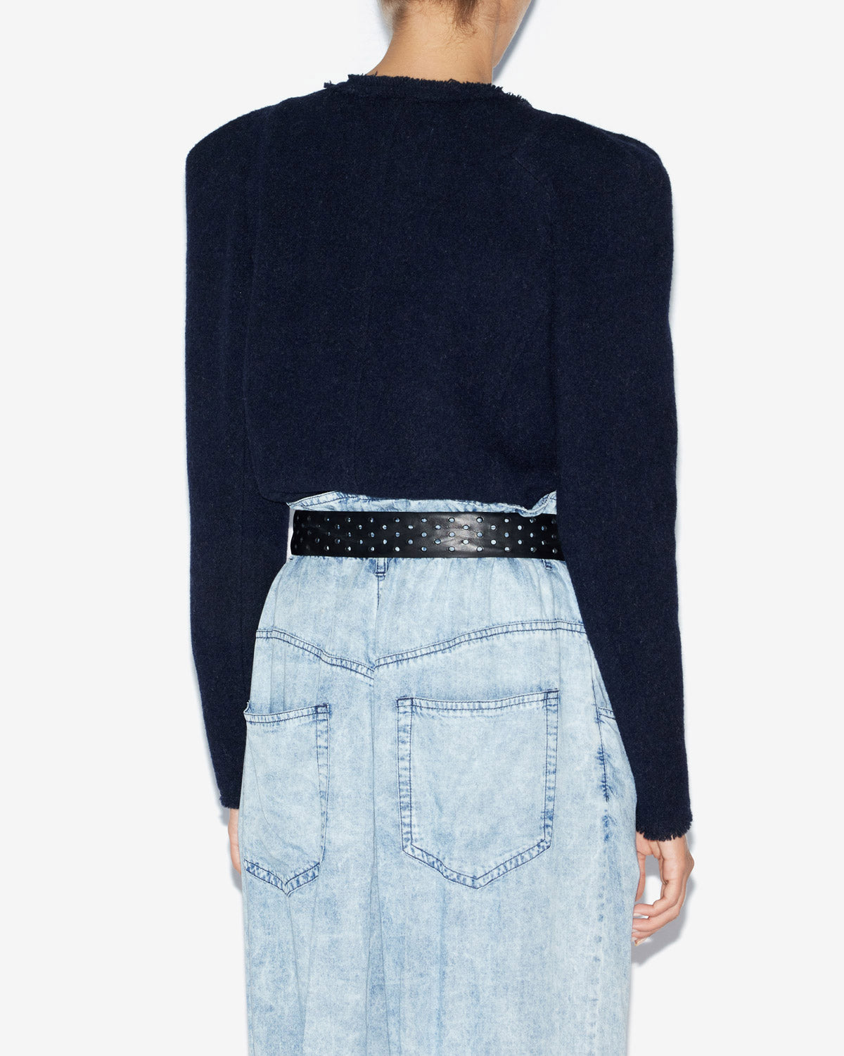 Chaqueta de mezcla de lana nelly - Midnight - Woman - 4