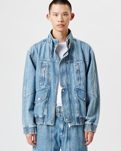 Jakito denim jacket Man Azul claro 5