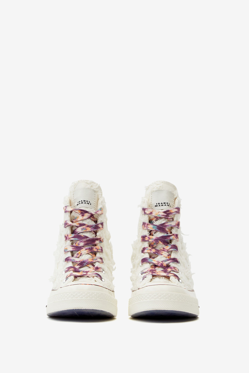 Isabel marant x converse chuck wedge sneakers - Vanilla black red - Woman - 4