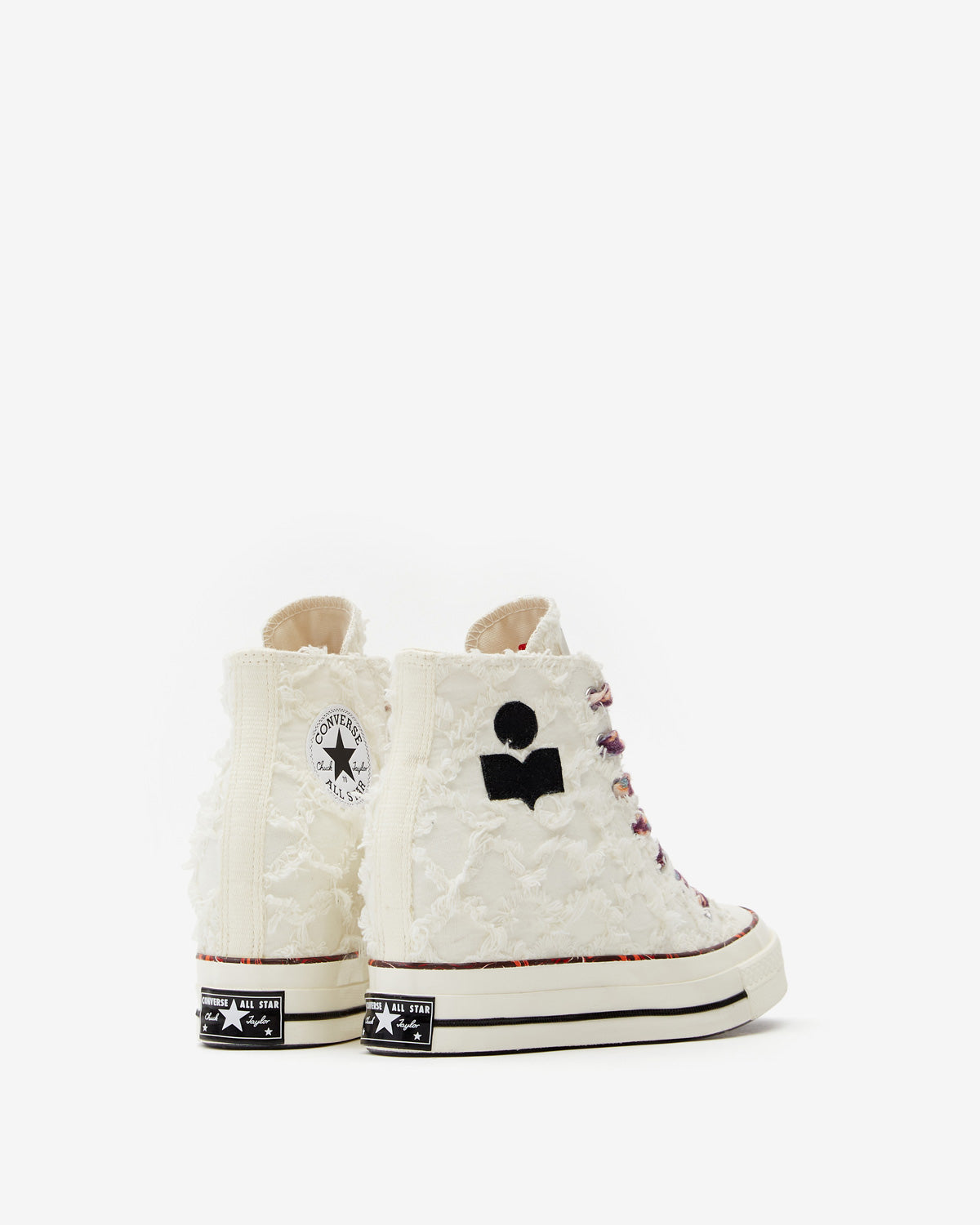 Isabel marant x converse chuck wedge sneakers - Vanilla black red - Woman - 2