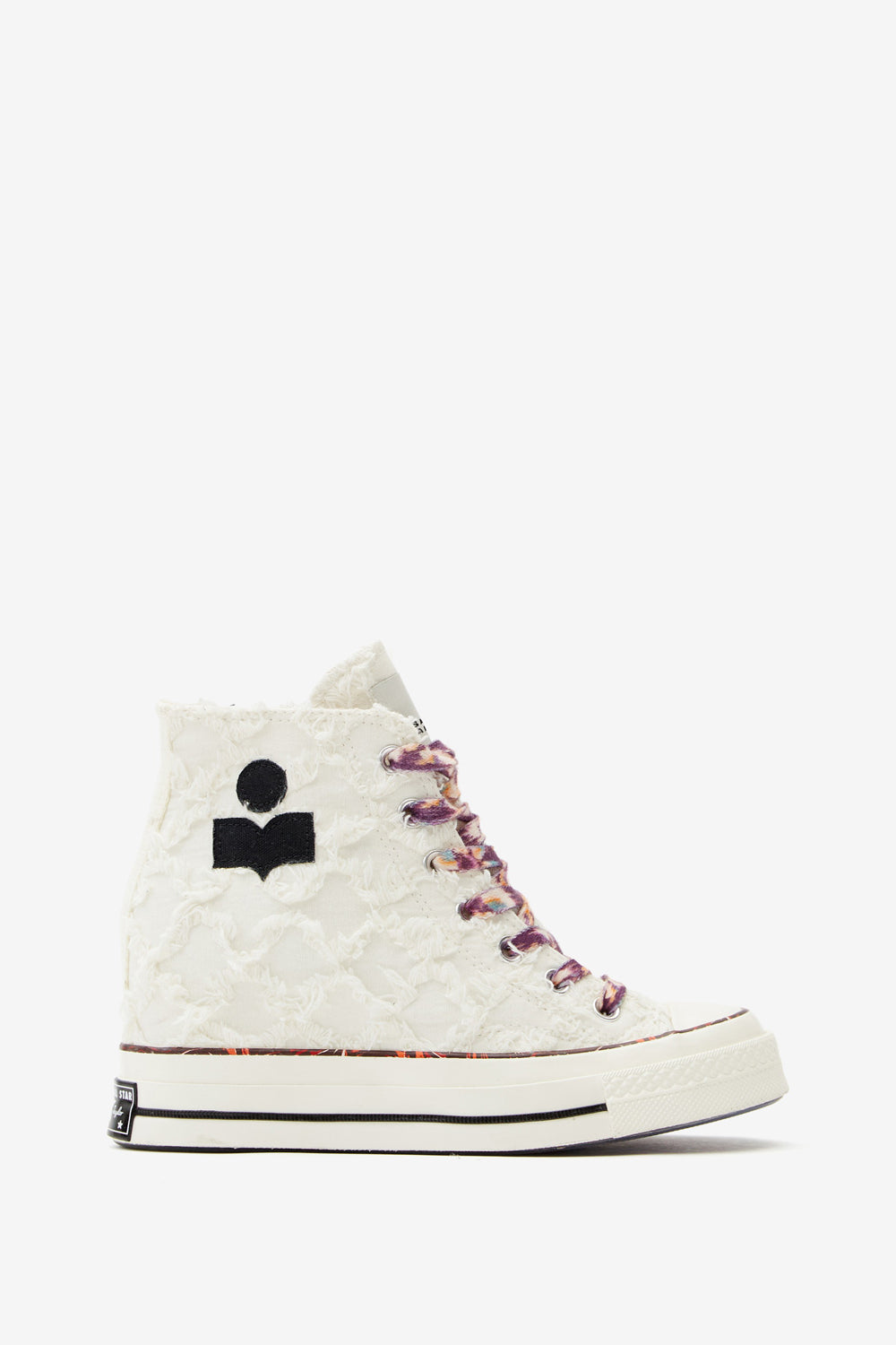 Isabel marant x converse chuck wedge sneakers - Vanilla black red - Woman - 1