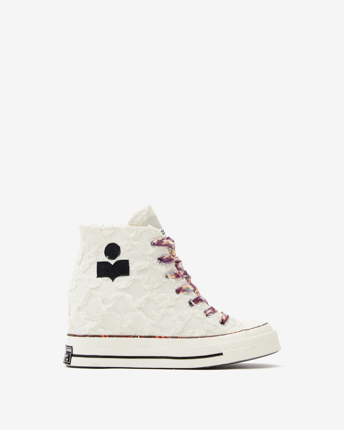 Isabel marant x converse chuck wedge sneakers - Vanilla black red - Woman - 1