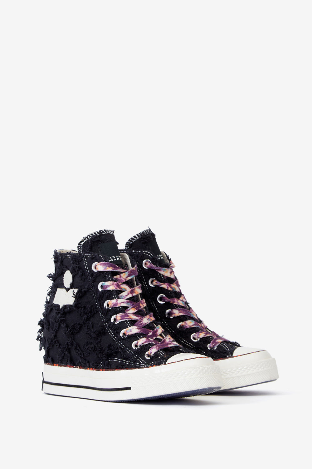 Isabel marant x converse chuck wedge sneakers - Raven egret black - Woman - 3