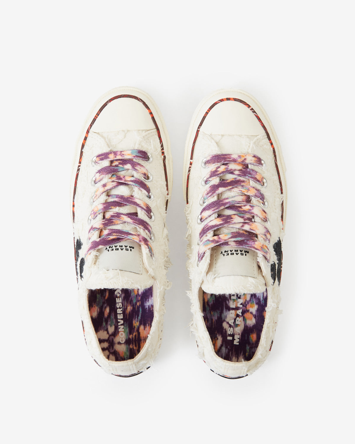 Isabel marant x converse chuck 70 low-top sneakers - Vanilla black red - Woman - 4